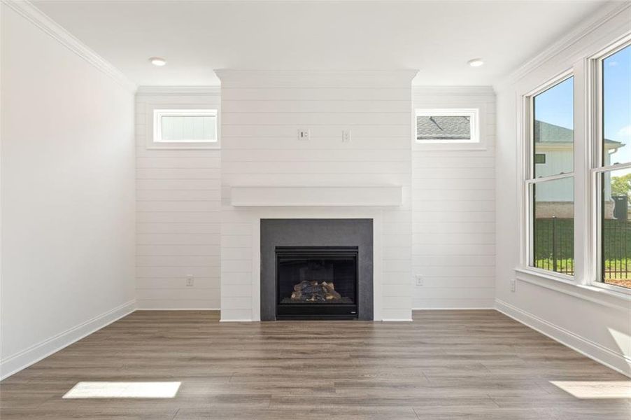 Spacious, unfurnished interior of a new home in The Courtyards of Franklin Goldmine, Cumming (Image 10).