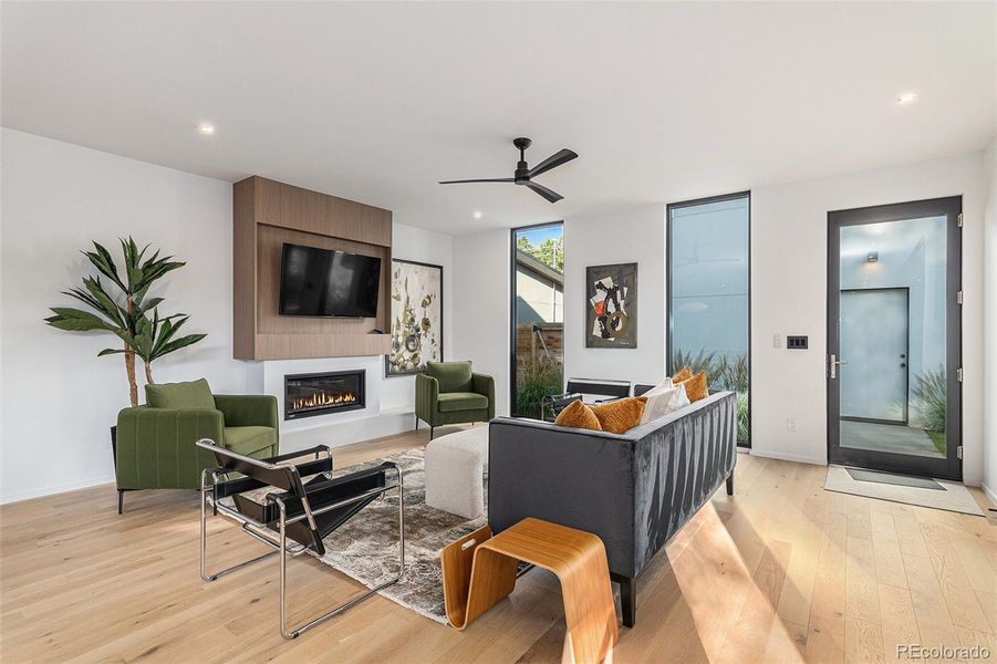 Furnished interior view inside a new home in , Denver (Image 5).