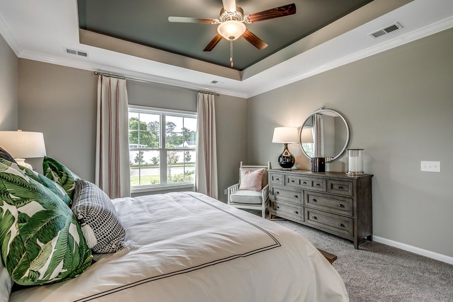 Furnished interior view inside a new home in Fairway Woods at Wyboo, Manning (Image 9).