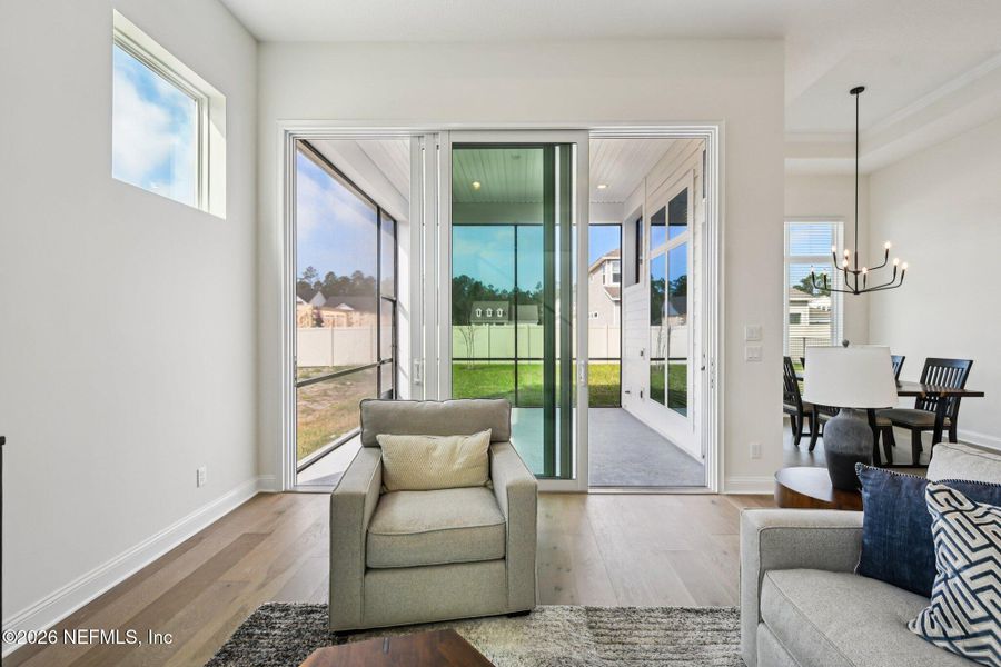 Furnished interior view inside a new home in Nocatee, Ponte Vedra (Image 13).