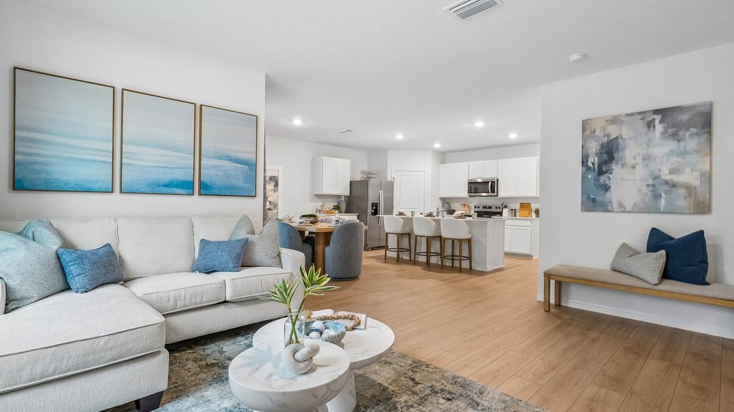 Furnished interior view inside a new home in Brookside, Ruskin (Image 9).