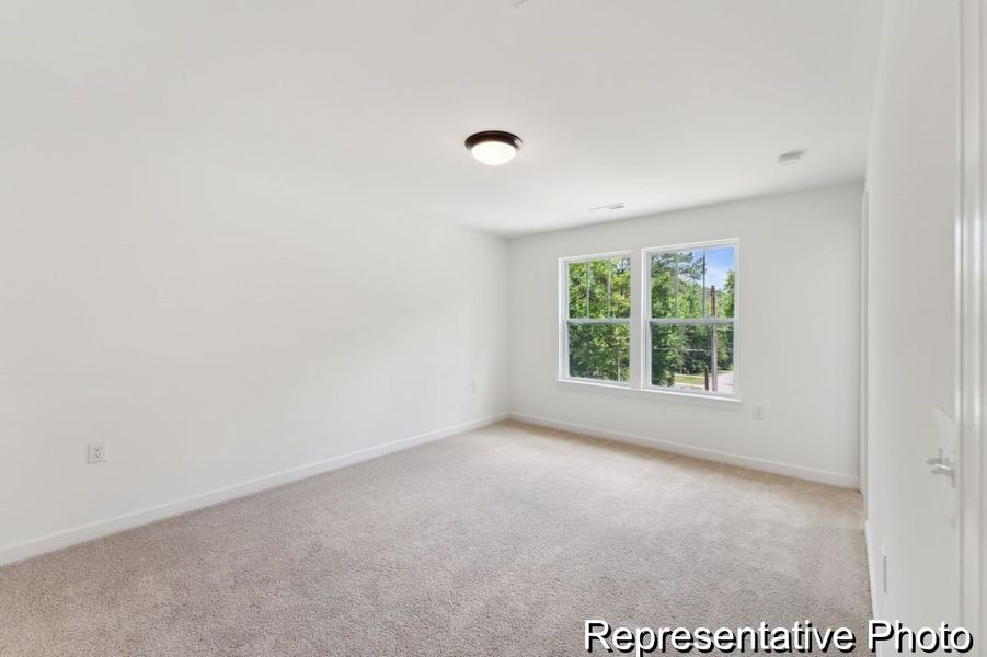 Spacious, unfurnished interior of a new home in Lake Royale, Louisburg (Image 14). Spacious, unfurnished interior of a new home in Lake Royale, Louisburg (Image 14).