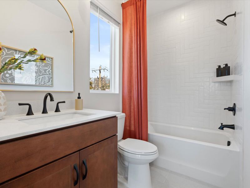 Furnished interior view inside a new home in Southmont, Charlotte (Image 31).
