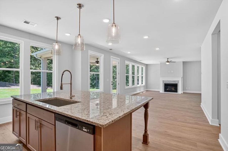 Furnished interior view inside a new home in The Manor at Gainesville Township, Gainesville (Image 9).