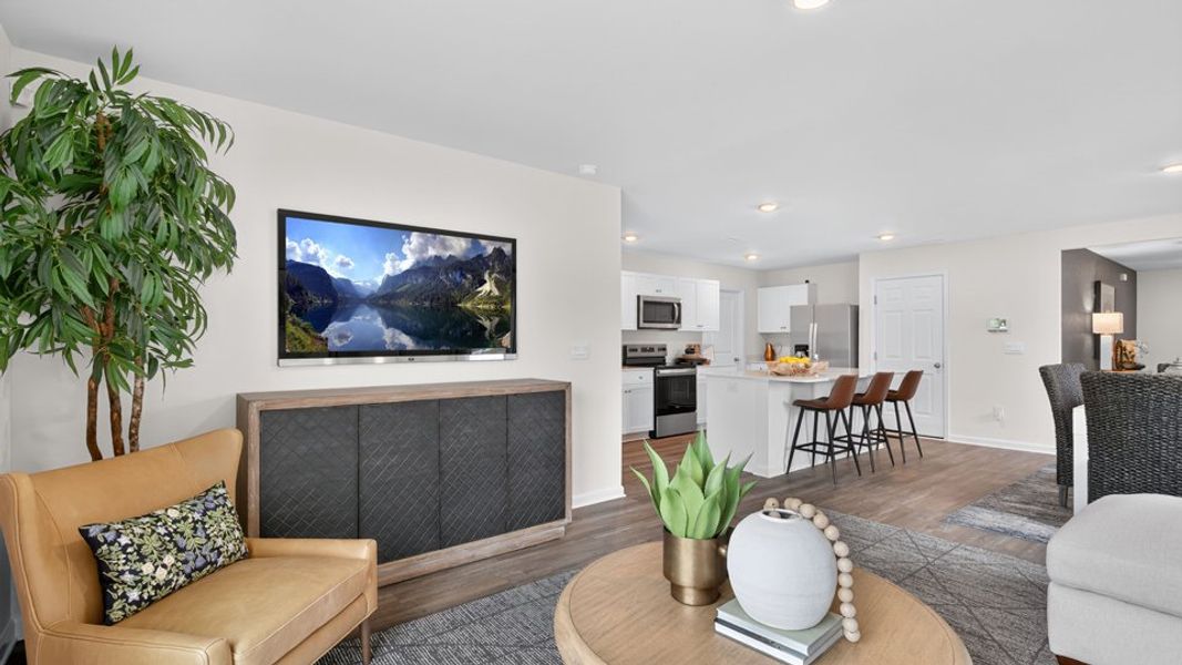 Furnished interior view inside a new home in Chandler Pointe, Rural Hall (Image 11).