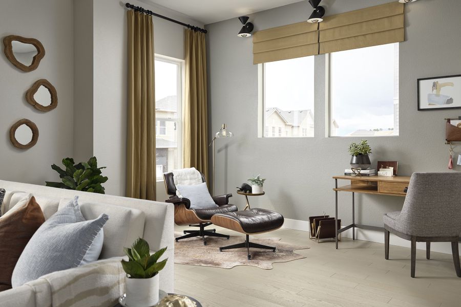Furnished interior view inside a new home in Trailside at Cottonwood Creek, Colorado Springs (Image 9).