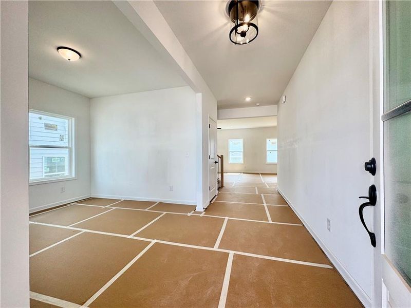 In-progress construction of a new home in Eastlyn Crossing, Flowery Branch, GA (Image 13).
