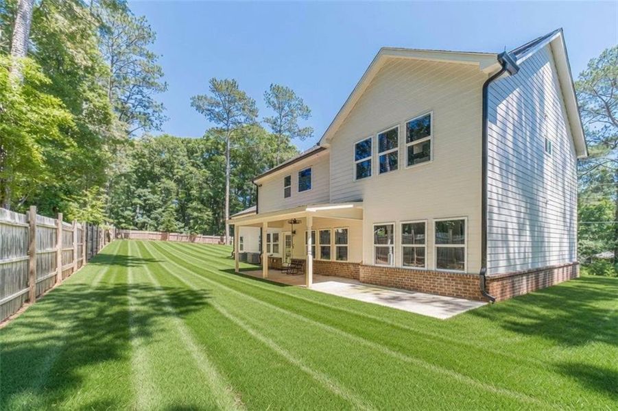 Exterior details and patio area of a home in , Snellville (Image 23).