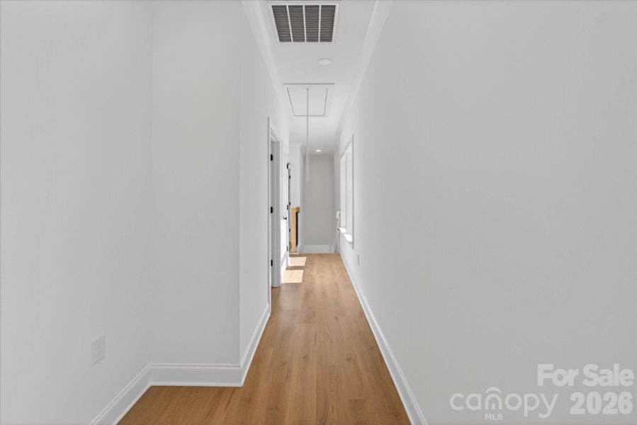 Split-Bedroom Hallway Layout