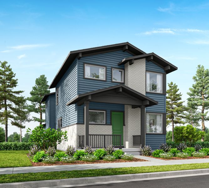 Elevation D Mid-Century Modern