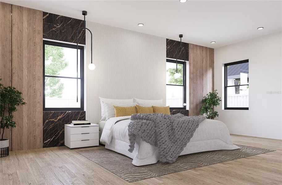 Furnished interior view inside a new home in , Tampa (Image 11).