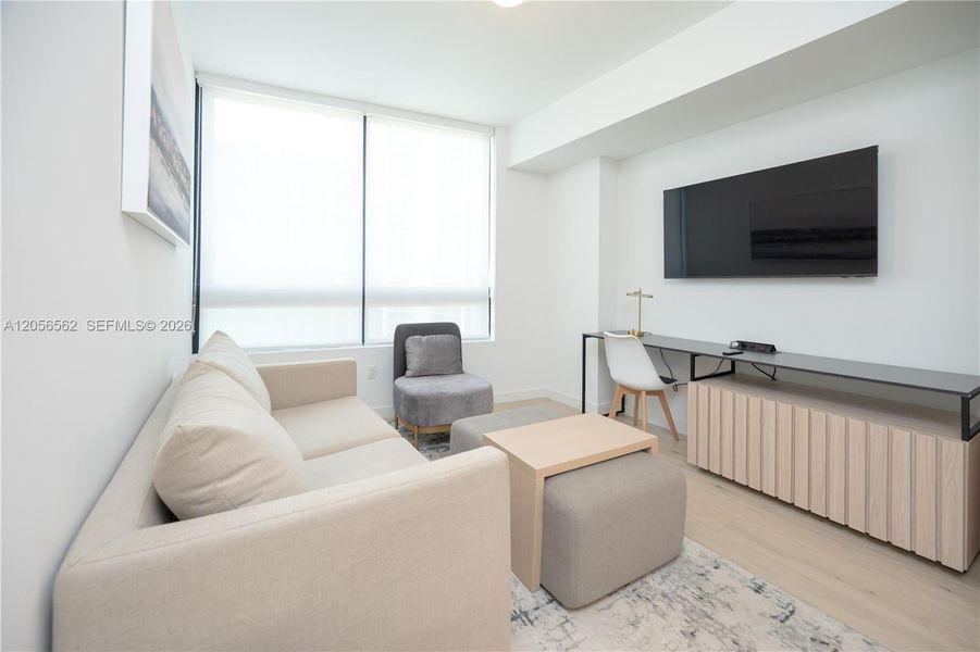 Furnished interior view inside a new home in , Miami (Image 8). Furnished interior view inside a new home in , Miami (Image 8).