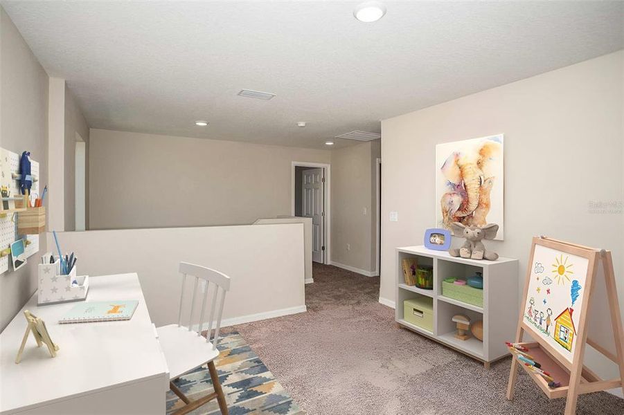Furnished interior view inside a new home in Scenic Terrace, Haines City (Image 5).