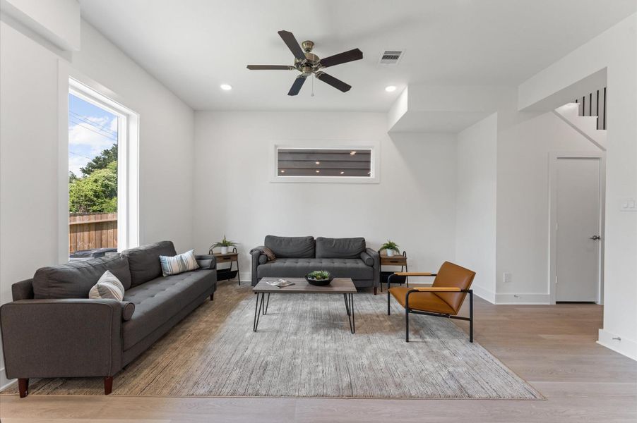 Furnished interior view inside a new home in , Houston (Image 15). Furnished interior view inside a new home in , Houston (Image 15).