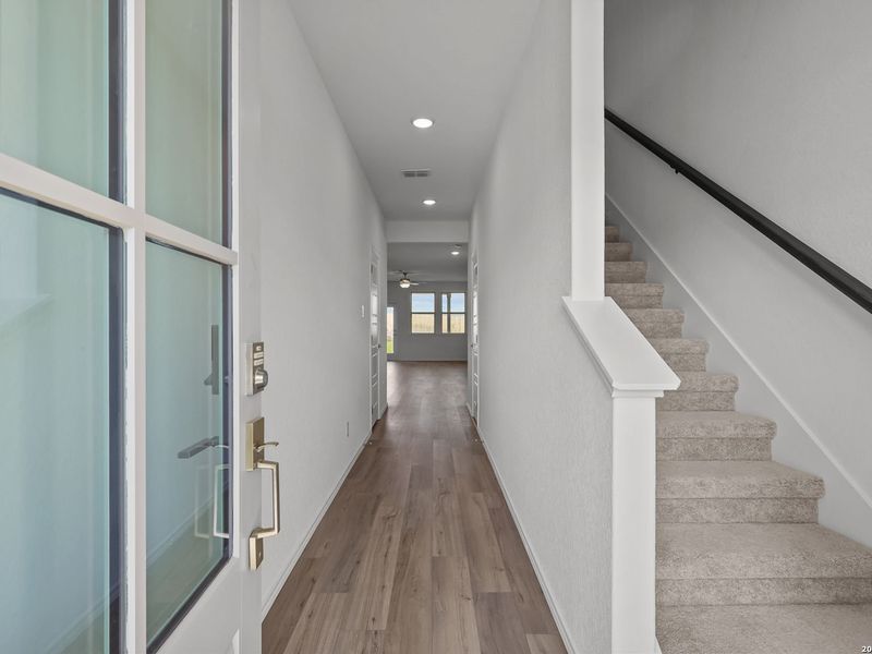 Spacious, unfurnished interior of a new home in Agave, San Antonio (Image 15). Spacious, unfurnished interior of a new home in Agave, San Antonio (Image 15).