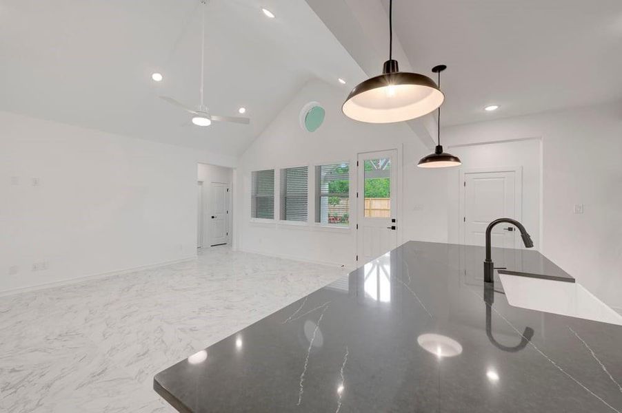 Spacious, unfurnished interior of a new home in Sundance Cove, Crosby (Image 38).