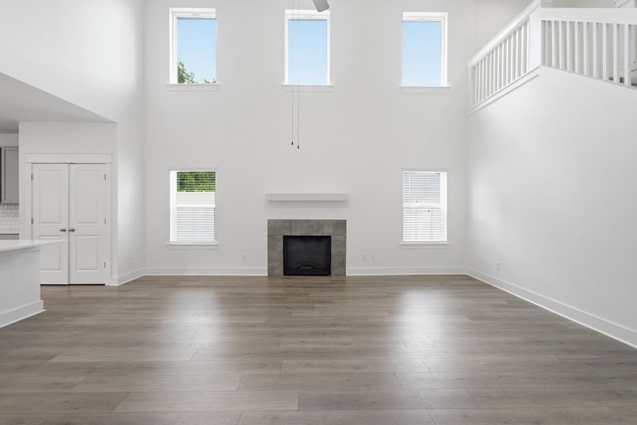 Spacious, unfurnished interior of a new home in Brush Creek, Fairview (Image 25). Spacious, unfurnished interior of a new home in Brush Creek, Fairview (Image 25).