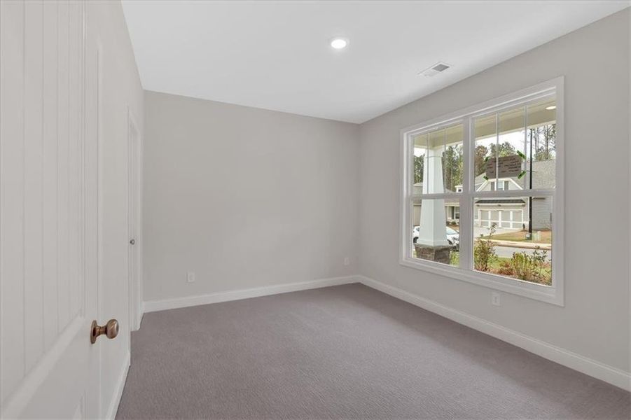 Spacious, unfurnished interior of a new home in Stratford at NatureWalk, Dallas (Image 39).