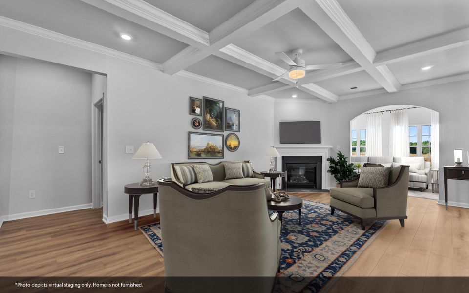 Furnished interior view inside a new home in Fieldstone, Lexington (Image 8).