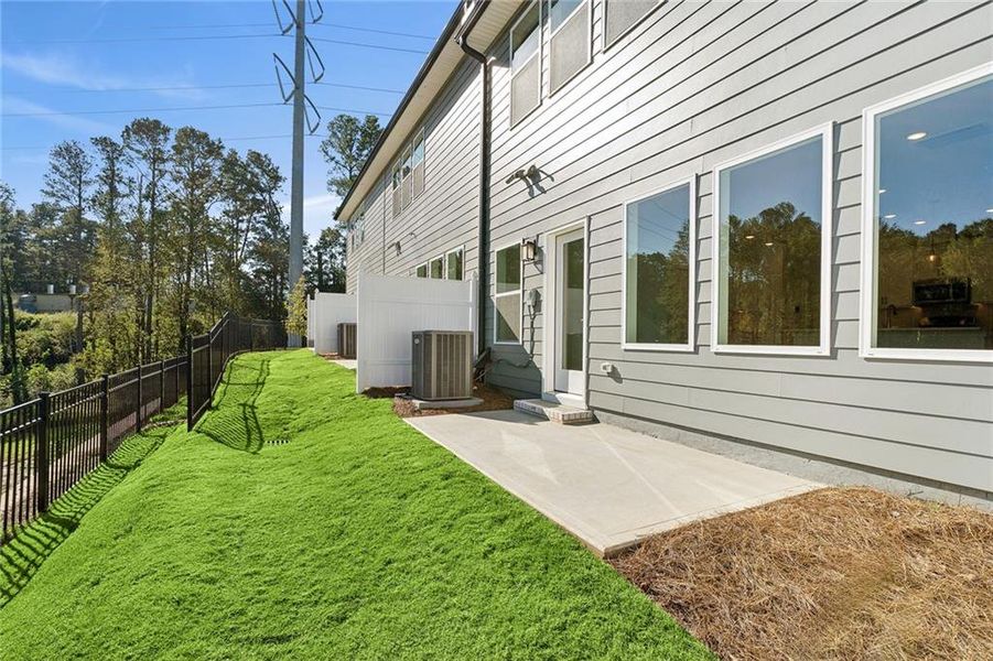 Exterior details and patio area of a home in Grandview Terrace, Canton (Image 3). Exterior details and patio area of a home in Grandview Terrace, Canton (Image 3).