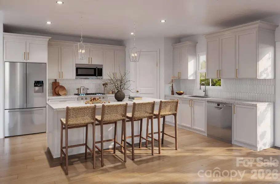 Furnished interior view inside a new home in , Granite Quarry (Image 3).