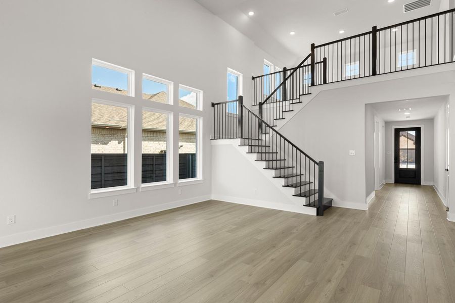 Spacious, unfurnished interior of a new home in Discovery Collection at Union Park, Little Elm (Image 16). Spacious, unfurnished interior of a new home in Discovery Collection at Union Park, Little Elm (Image 16).