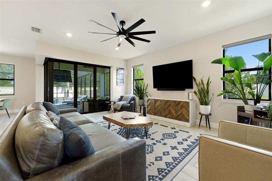 Furnished interior view inside a new home in , Bradenton (Image 9). Furnished interior view inside a new home in , Bradenton (Image 9).