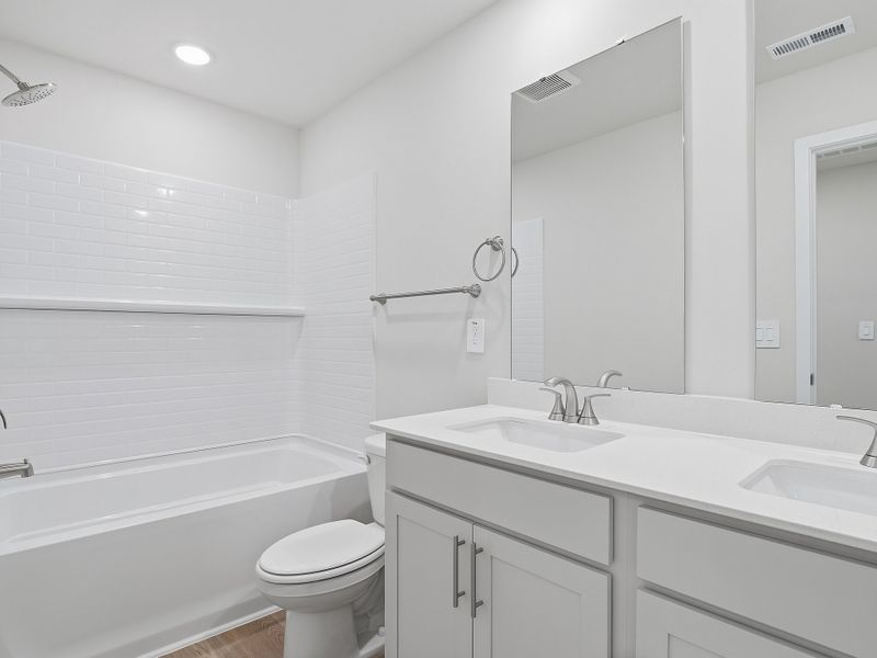 Furnished interior view inside a new home in Marshburn Landing - Signature Series, Wendell (Image 9).