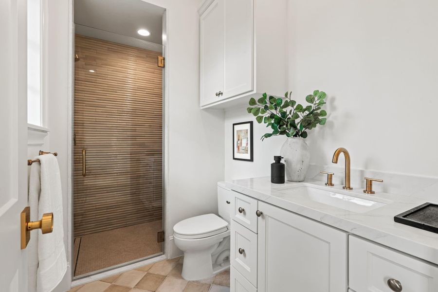 Furnished interior view inside a new home in , Houston (Image 33).