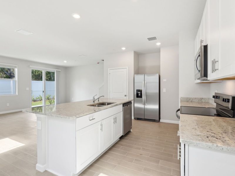 Kitchen in the Sandpiper End floorplan