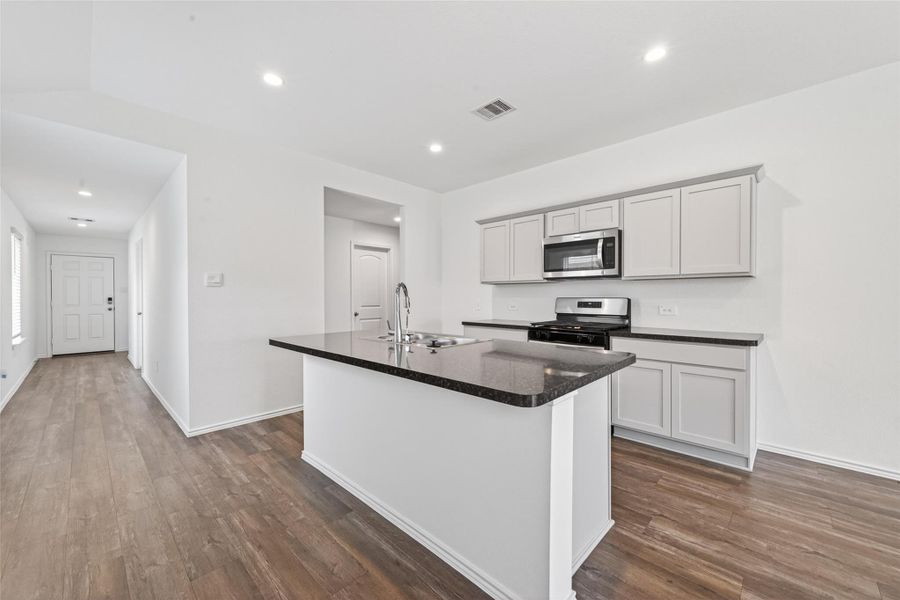 Furnished interior view inside a new home in Breckenridge Forest, Spring (Image 10).