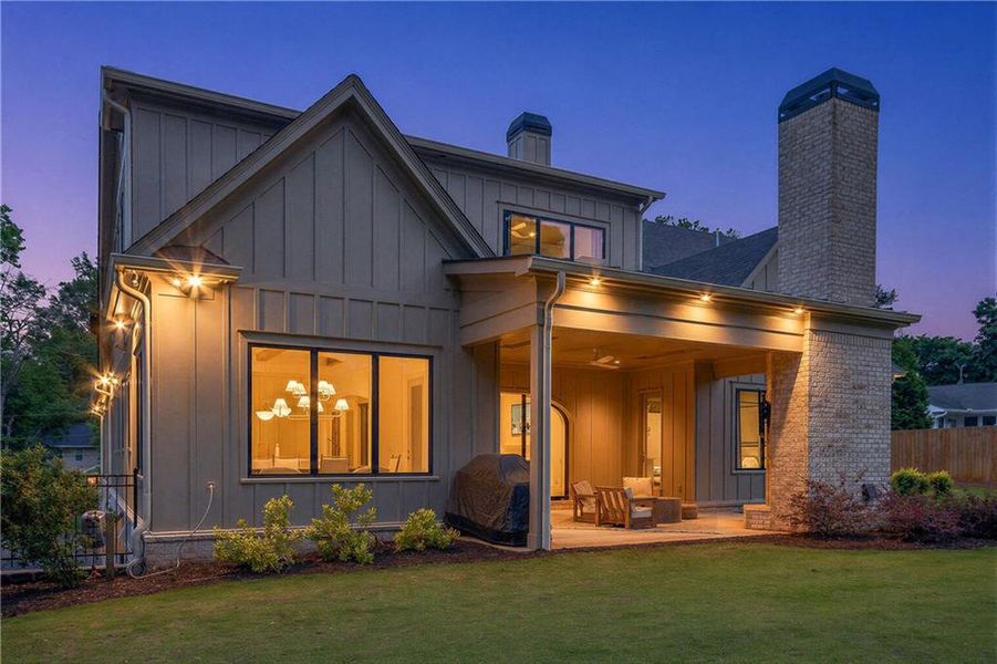 Exterior details and patio area of a home in , Smyrna (Image 36). Exterior details and patio area of a home in , Smyrna (Image 36).