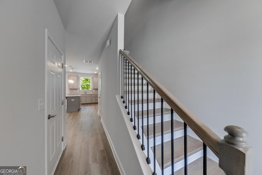 Spacious, unfurnished interior of a new home in Chimney Oaks Townhomes, Homer (Image 10). Spacious, unfurnished interior of a new home in Chimney Oaks Townhomes, Homer (Image 10).