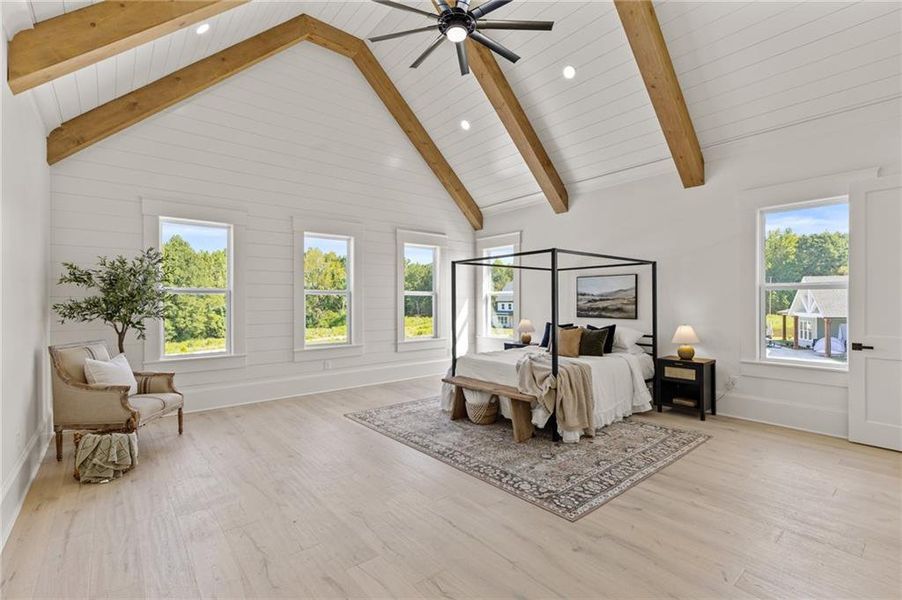 Furnished interior view inside a new home in , Dacula (Image 68).