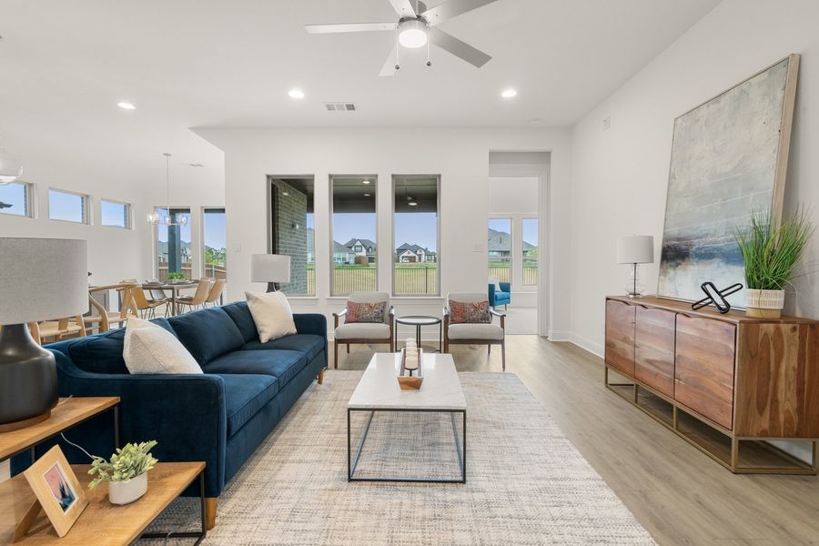 Furnished interior view inside a new home in Panchasarp Farms, Burleson (Image 7).