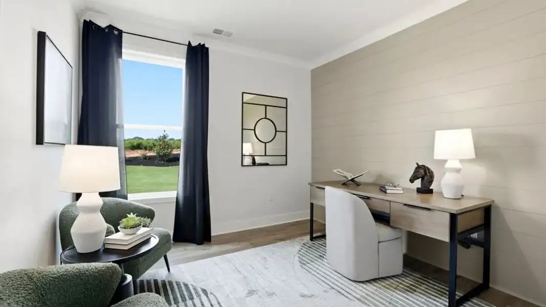 Furnished interior view inside a new home in Spring Ridge Reserve, Anderson (Image 18). Furnished interior view inside a new home in Spring Ridge Reserve, Anderson (Image 18).