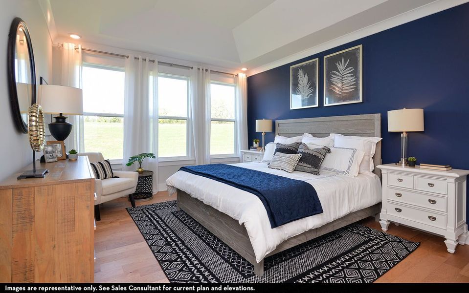 Furnished interior view inside a new home in McCain's Station, Gallatin (Image 13).