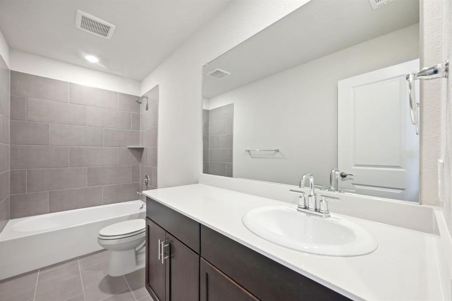 Photo is not of the actual home, but is an inspirational photo of builder’s model home and may depict options, furnishings, and/or decorator features that are not included.