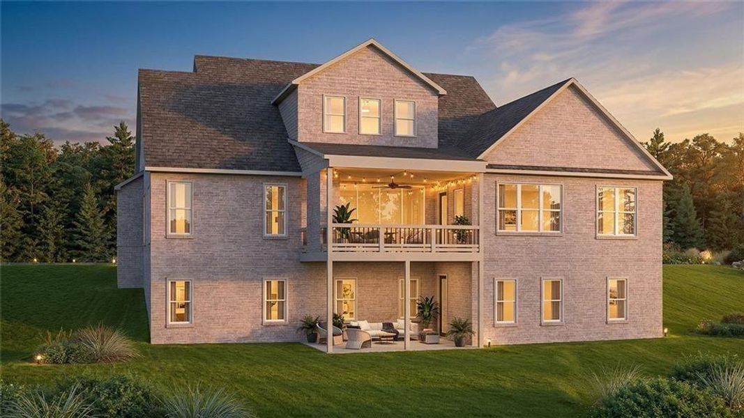 Exterior details and patio area of a home in , Bogart (Image 9).