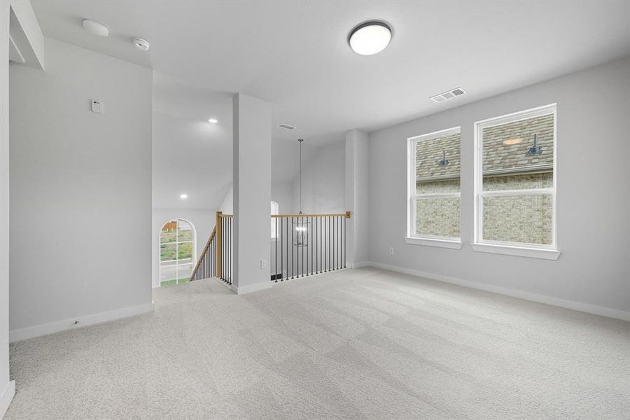 Spacious, unfurnished interior of a new home in Mosaic: 40ft. lots, Celina (Image 16). Spacious, unfurnished interior of a new home in Mosaic: 40ft. lots, Celina (Image 16).