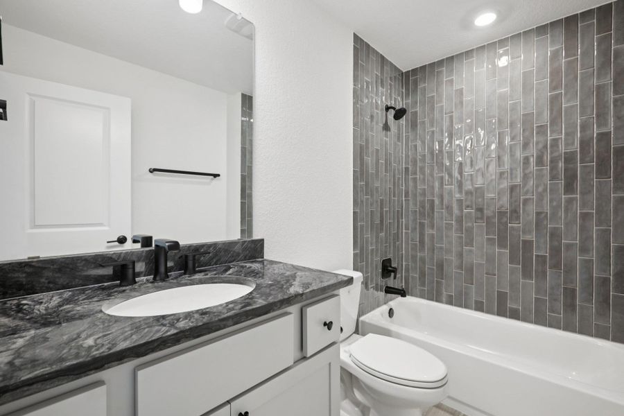 Furnished interior view inside a new home in , Kyle (Image 12).