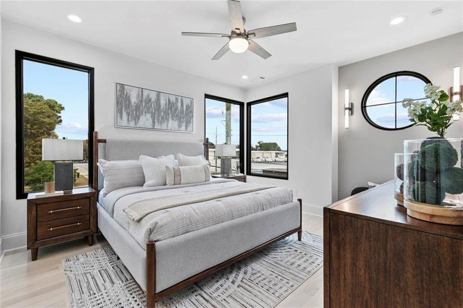 Furnished interior view inside a new home in , Chamblee (Image 32).