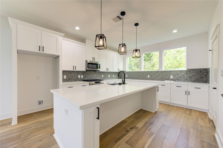 Furnished interior view inside a new home in , Houston (Image 8).