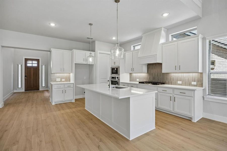 Furnished interior view inside a new home in , McKinney (Image 11).