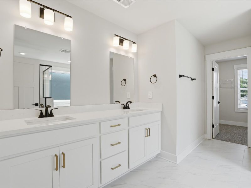 Furnished interior view inside a new home in Cedar Shoals - Signature Collection, Piedmont (Image 6). Furnished interior view inside a new home in Cedar Shoals - Signature Collection, Piedmont (Image 6).