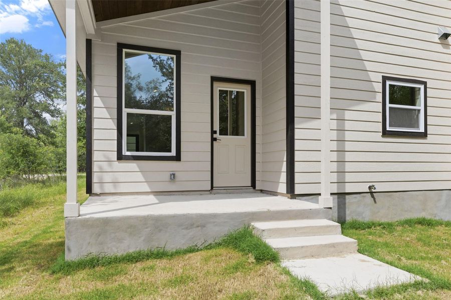 Exterior details and patio area of a home in , Bastrop (Image 28). Exterior details and patio area of a home in , Bastrop (Image 28).