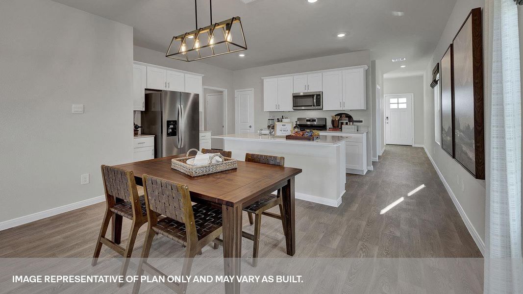 Furnished interior view inside a new home in Whisper South, San Marcos (Image 10).
