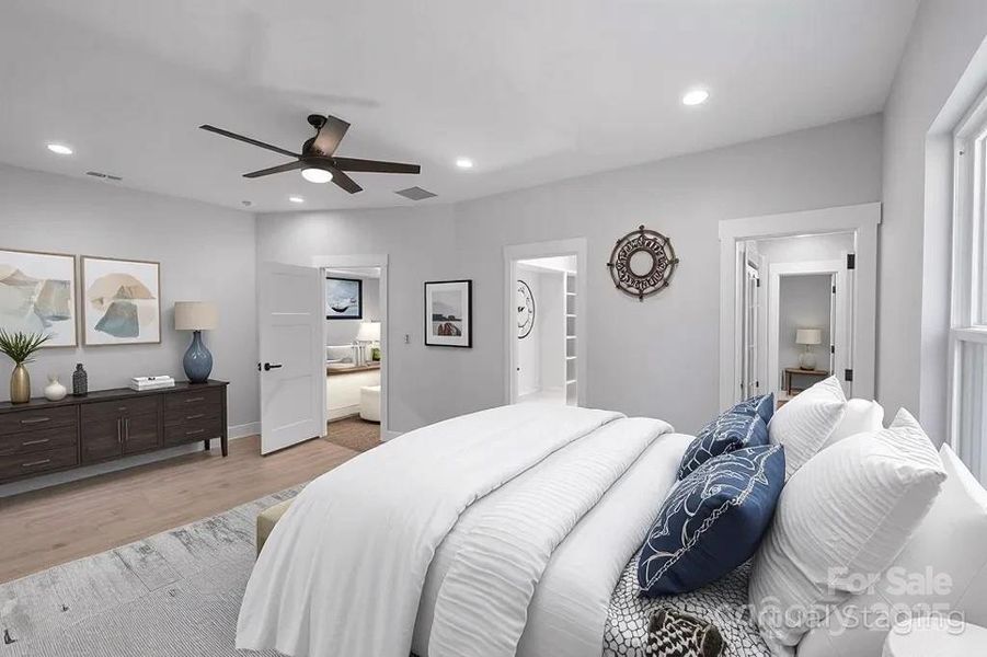 Furnished interior view inside a new home in , Hickory (Image 11).