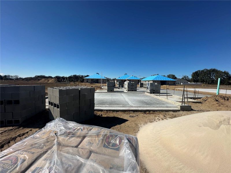 In-progress construction of a new home in Densan Park, Oxford, FL (Image 23). In-progress construction of a new home in Densan Park, Oxford, FL (Image 23).