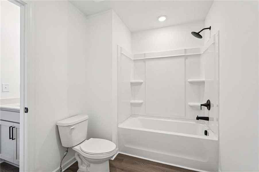 Furnished interior view inside a new home in Arbors at Richland Creek, Buford (Image 9). Furnished interior view inside a new home in Arbors at Richland Creek, Buford (Image 9).